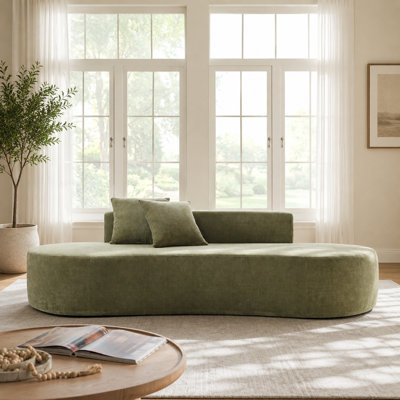Ivy Bronx Kenzlee Round Upholstered Ottoman & Reviews | Wayfair